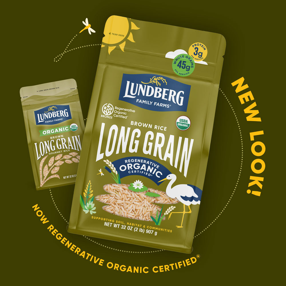 Organic Brown Long Grain Rice - Products | Lundberg Family Farms