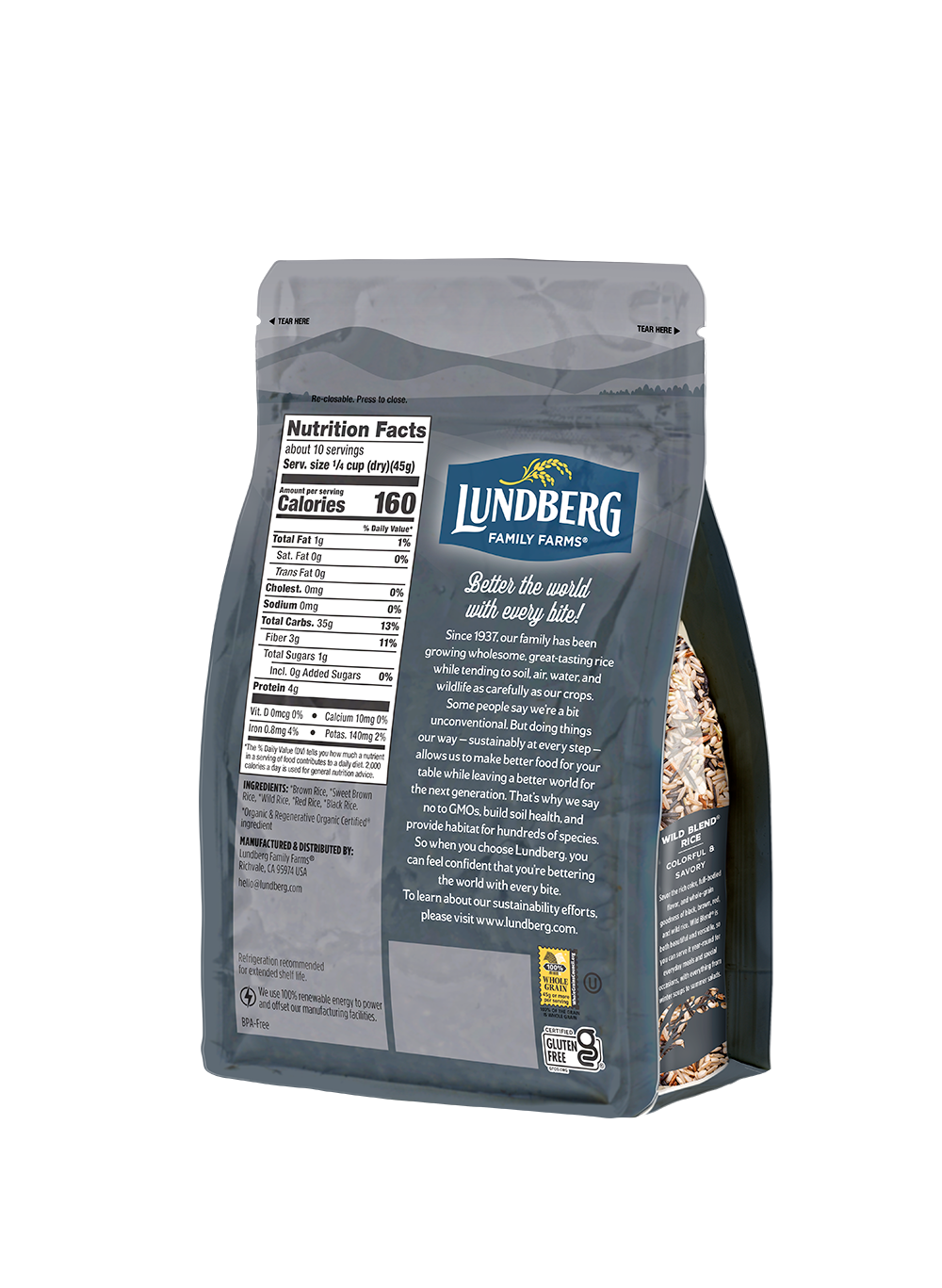 Lundberg Wild Blend® Rice - Products | Lundberg Family Farms