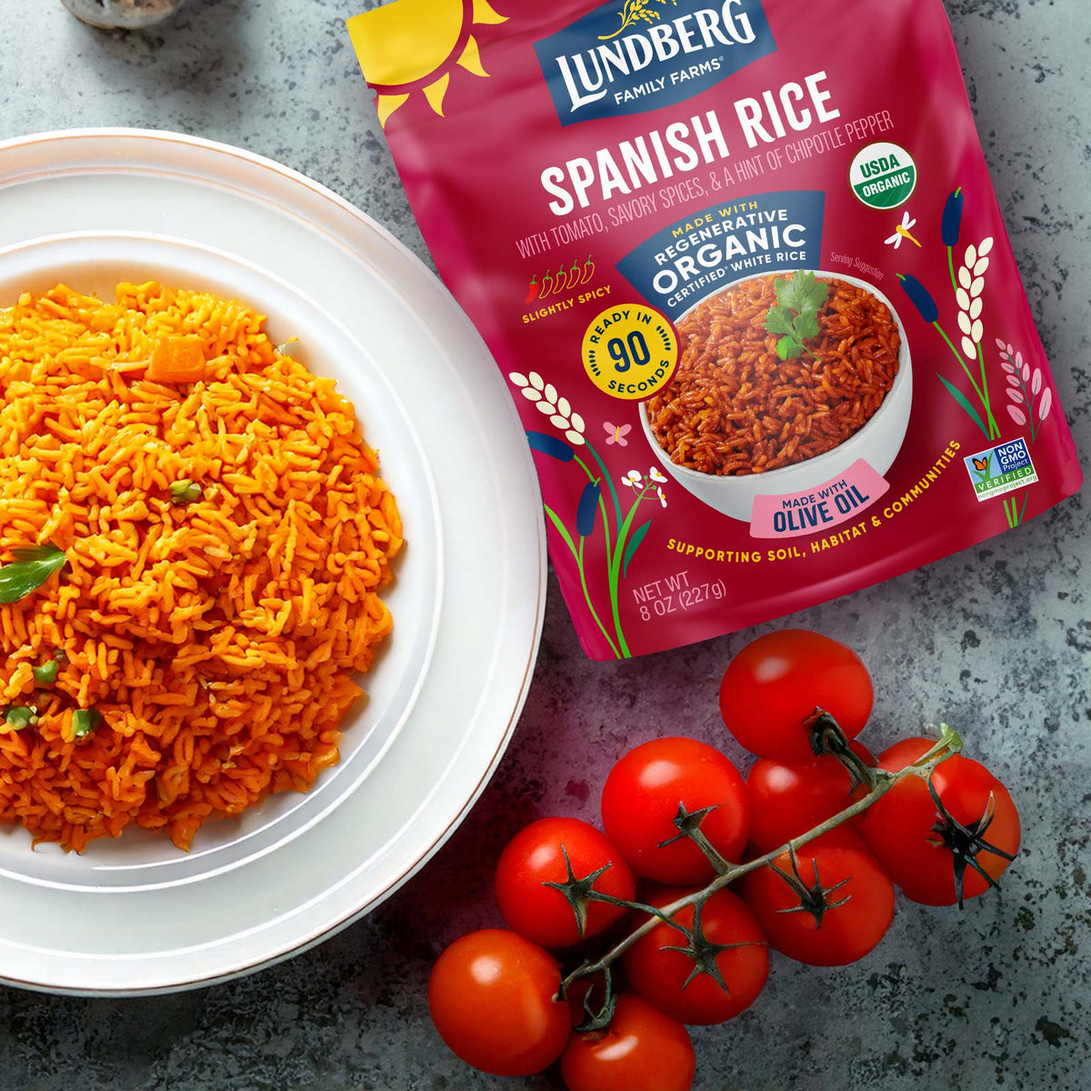 Organic 90-Second Spanish Rice | Lundberg Family Farms