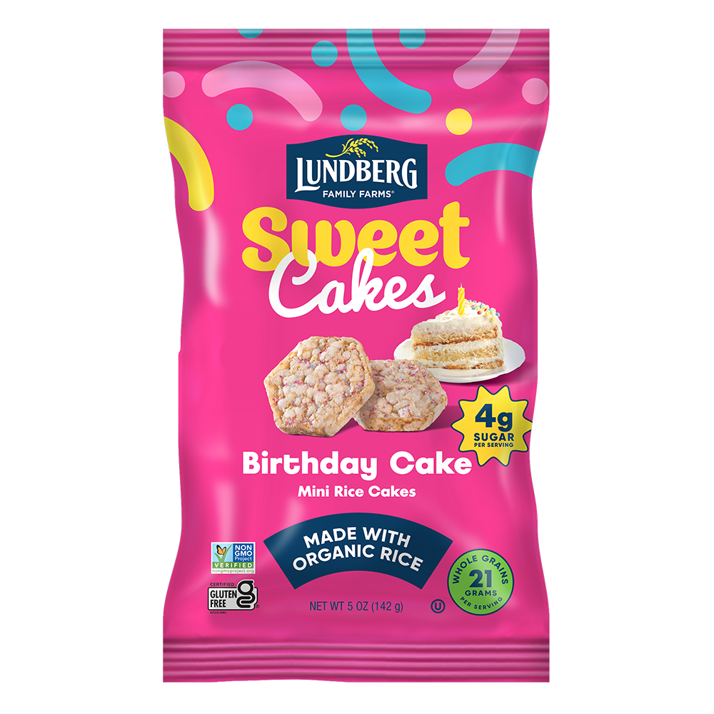 Birthday Cake Sweet Cakes - Products | Lundberg Family Farms