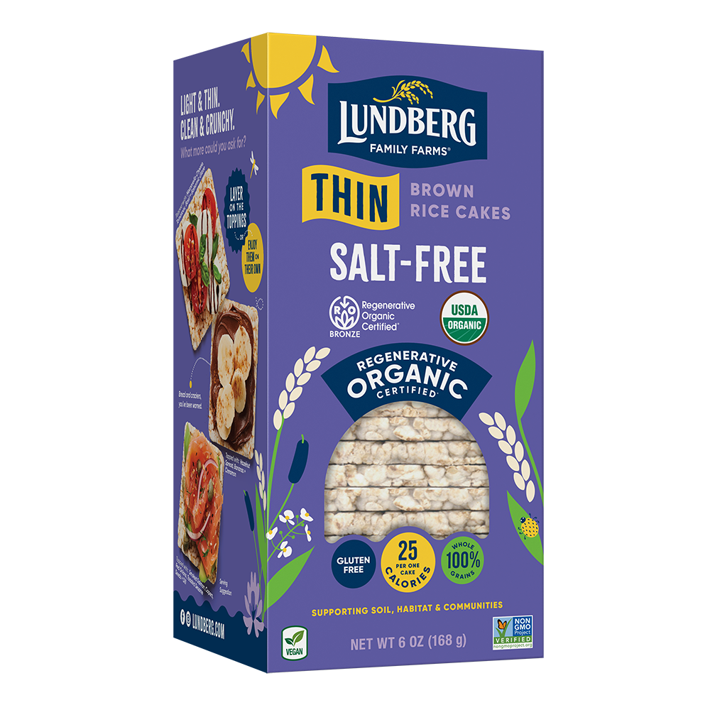 Organic Salt-Free Thin Rice Cakes | Lundberg Family Farms
