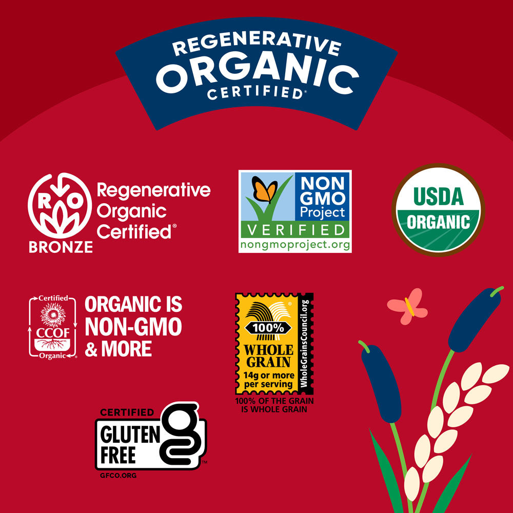 Organic Red Rice & Quinoa Thin Rice Cakes (Salt-Free)