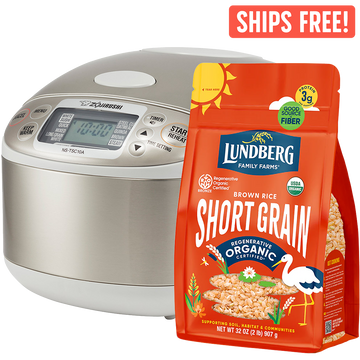 Lundberg x Zojirushi, Short Grain Brown Rice