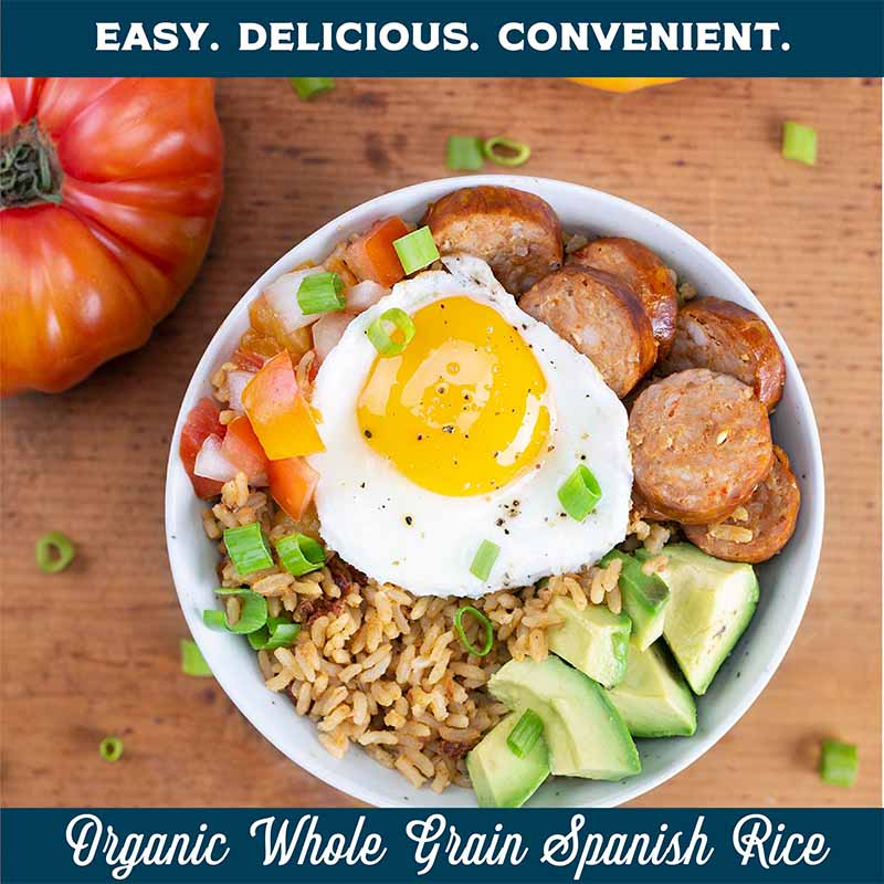 Organic Whole Grain Spanish Rice Products Lundberg Family Farms