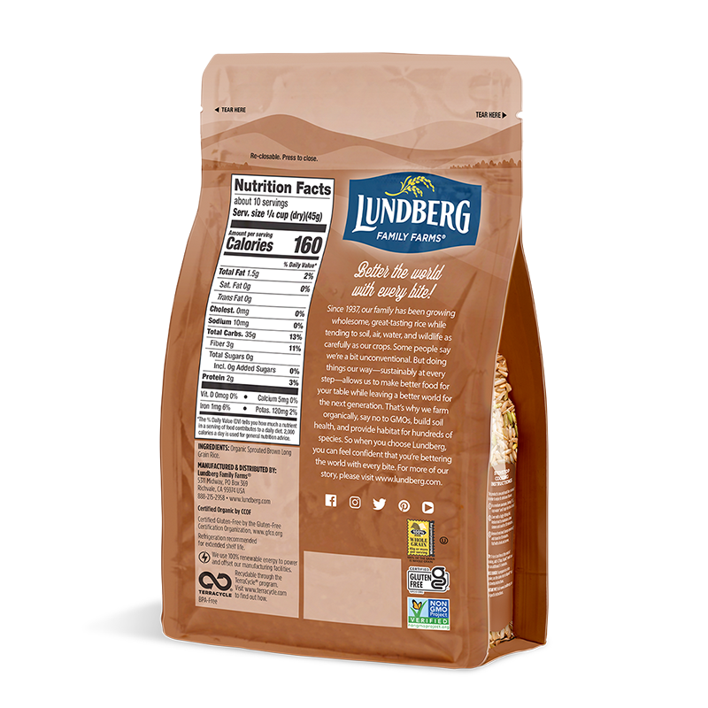 Organic Sprouted Brown Basmati Rice