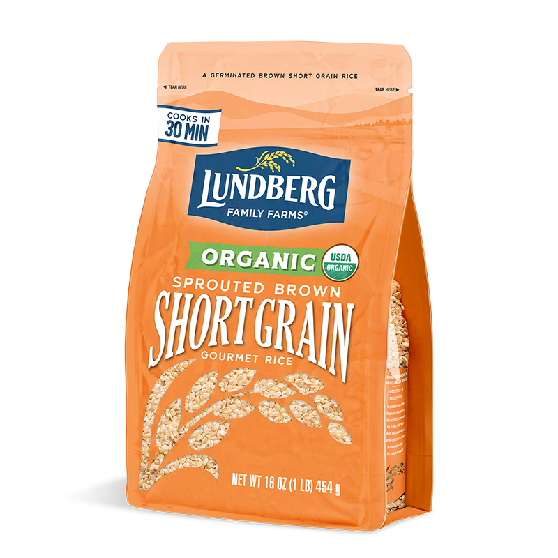 Organic Sprouted Short Grain Brown Rice Products Lundberg Family Farms
