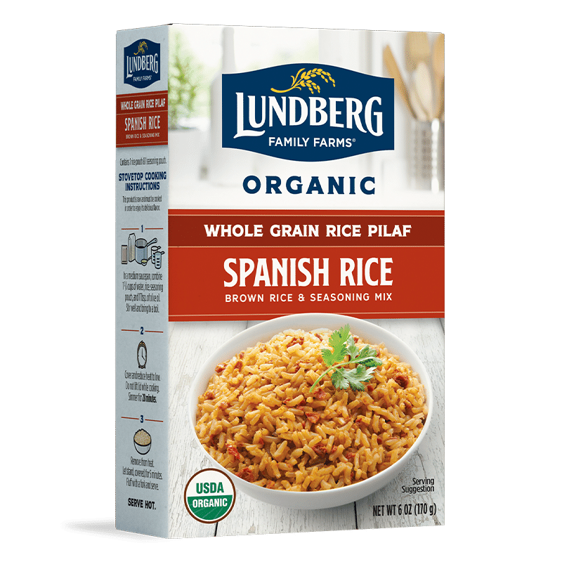 Organic Whole Grain Spanish Rice Products Lundberg Family Farms