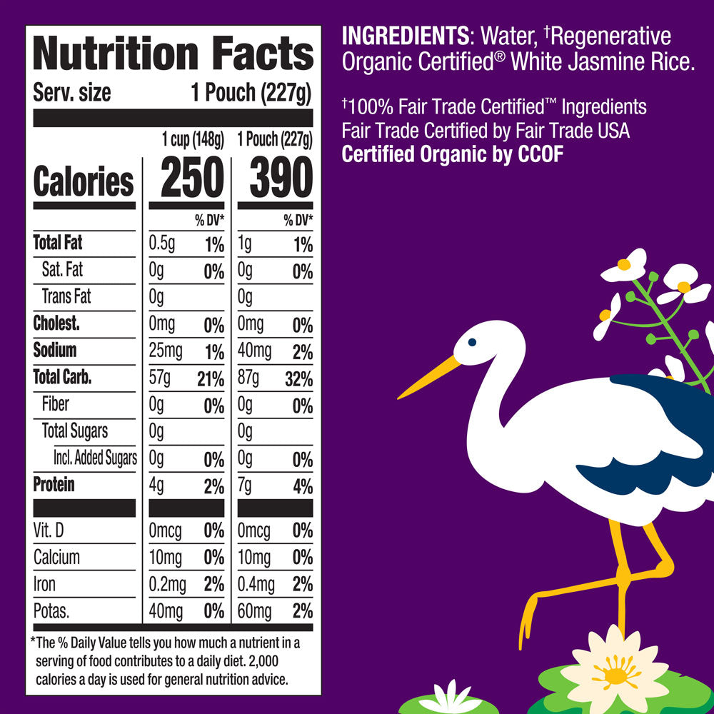 Regenerative Organic Certified® 90-Second Jasmine Rice