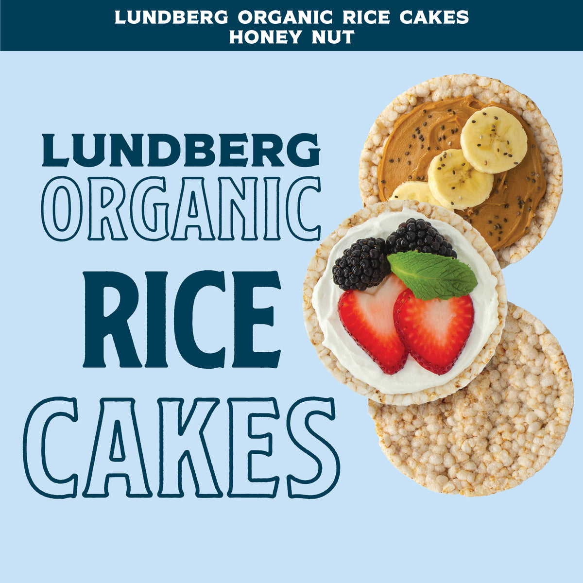 Organic Honey Nut Rice Cakes Products Lundberg Family Farms